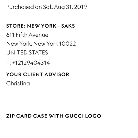 Gucci Logo Print Black Leather Zip-Around Coin Case Card Wallet 547597 - Picture 8 of 8